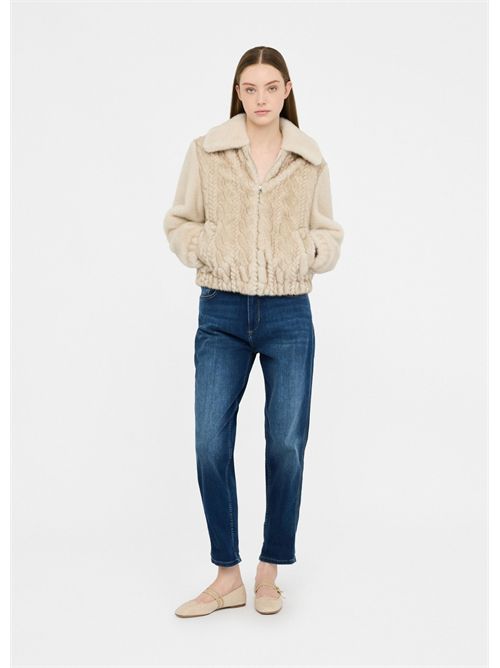 Bomber in teddy con trecce LIU JO | MF5094E1044/W9868